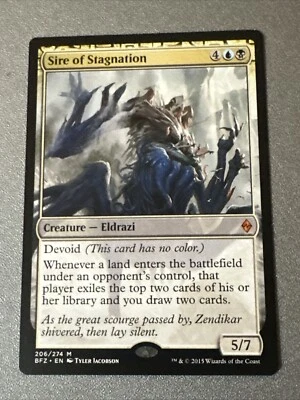 Sire Of Stagnation X1 Battle For Zendikar NM Condition See Pics Front/back - Image 1 of 2
