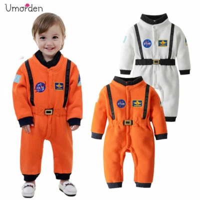 Baby Toddler Astronaut Costume Fancy Dress Spaceman Space Suit Romper Outfit - Image 1 of 4