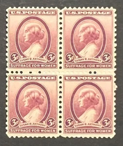 Scott # 784 - US Block Of 4 - Susan B. Anthony - MNH -1936 - Lot 7 - Picture 1 of 2