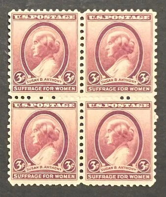 Scott # 784 - US Block Of 4 - Susan B. Anthony - MNH -1936 - Lot 7 - Image 1 of 2