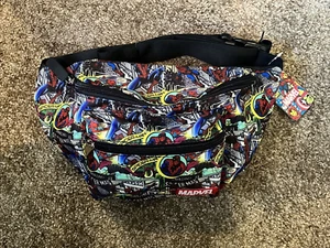 Marvel Amazing Spiderman Comic Cross Body Or Waist Fanny Pack Adjustable - Picture 1 of 4