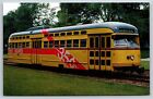 Transportation~Railway~Cleveland Rta #75 Pcc Streetcar~Vintage Postcard