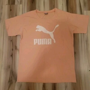 NWOT Puma Pink & White Logo Tshirt Kids Xlarge - Picture 1 of 3