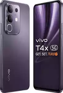 vivo T4X 5G (Purple 128GB 6GB) 6.72" Dimensity 7300 5G Processor Global Version - Picture 1 of 12