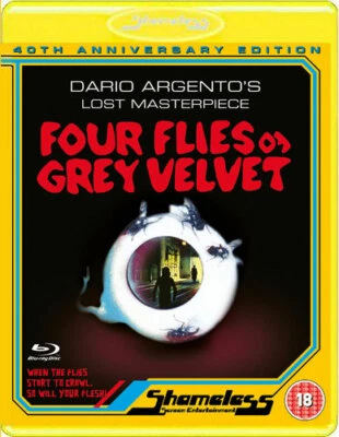 FOUR FLIES ON GREY VELVET [Blu-ray] 1971 Dario Argento Giallo Shameless Edition Foto 1 de 2