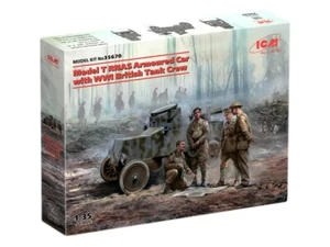1/35 ICM #35670 Model T RNAS Armored Car With WWI British Tank Crew - Picture 1 of 1