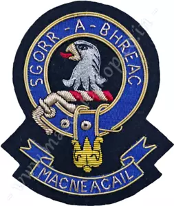 PARCHE BORDADO A MANO INSIGNIA ESCUDO CLAN ESCOCÉS - MACNEACAIL - Imagen 1 de 1