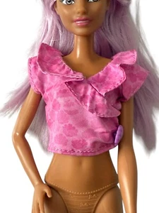 Nuevo Disney ily 4Ever 11" Muñeca Ariel Rosa Concha Estampado Camisa Ropa Se Adapta a Barbie - Imagen 1 de 2