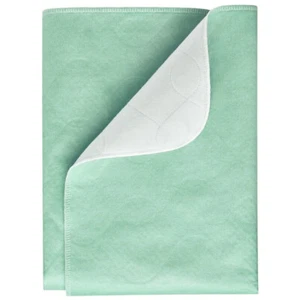 PFLEGE-POINT® Inkontinenzauflage Betteinlage Krankenunterlage wasserdicht grün - Bild 1 von 3