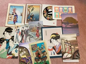 Gebrauchte japanische Grußkarten teils neu teils zum Basteln gebraucht 4 gebraucht 8 neu - Bild 1 von 12
