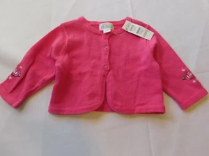 The Children's Place Baby Girls Long Sleeve Sweater Cardigan Pink Size Variation - Picture 1 of 4