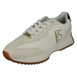 Entrenador de suela gruesa con cordones de espuma viscoelástica para damas F7R297 de Elle Sport 42,99 GBP - Imagen 1 de 12