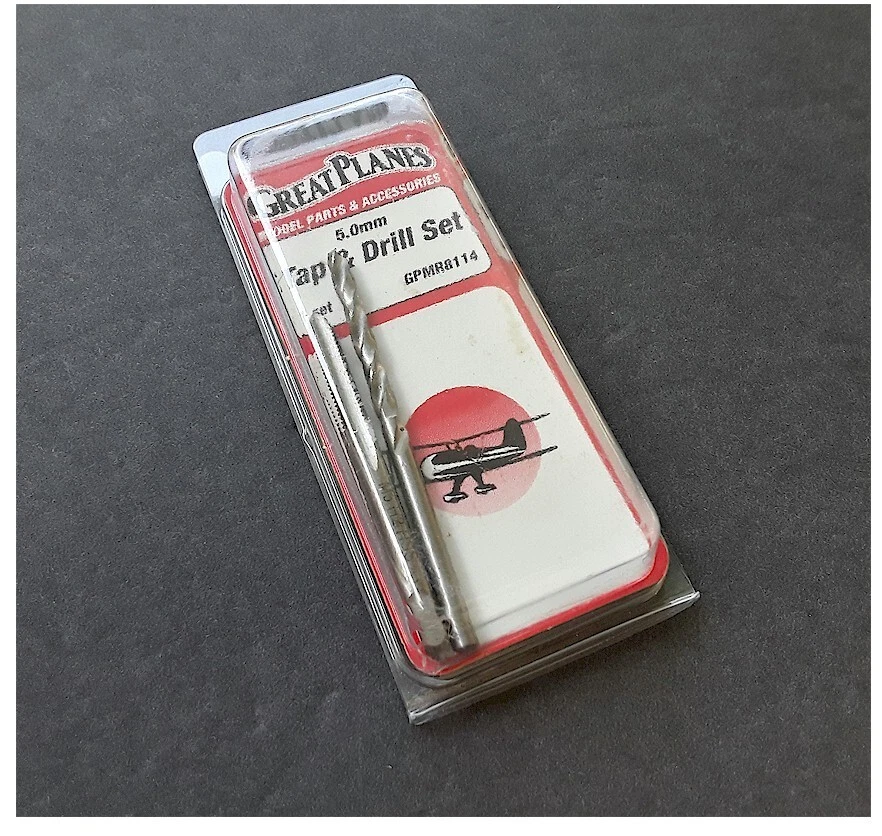 RC Airplane, etc. Great Planes Tap and Drill Set 5mm GPMR8114 - Imagem 1 de 1