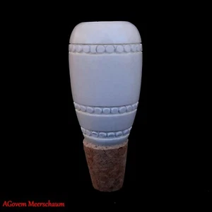 Handgefertigte Meerschaum Malschale mit Etui, pipa di schiuma di mare, AGM-616 - Bild 1 von 10