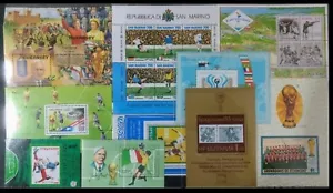 126.THEMATIC Tampon Lot M/S + S/S Football, Football, SPORTS, 17 Différents. MNH - Photo 1/2