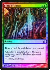 Flow of Ideas FOIL Ravnica: City of Guilds PLD Blue Uncommon CARD ABUGames