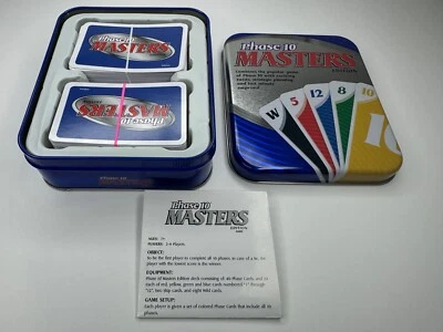 Fundex Phase 10 Masters Edition Tin 2008 Fundex Complete Plastibands Included - Image 1 of 4