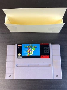 Super Mario World Super Nintendo Game SNES - Picture 1 of 4