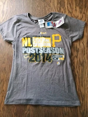 Pittsburgh Pirates Authentic Collection  Post Season 2014 Tshirt Size M - Image 1 of 4