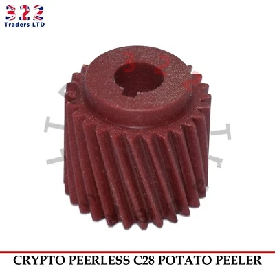 322 CRYPTO PEERLESS C28 POTATO PEELER FIBRE MOTOR PINION GEAR 5/8TH SHAFT SOLID