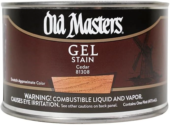 Old Masters 81308 Gel Stain Pint, Cedar