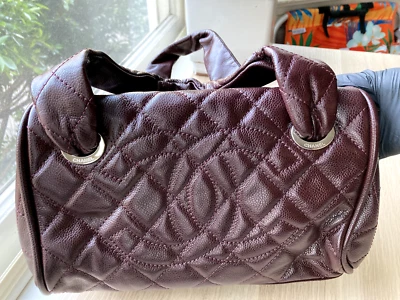 Chanel Caviar Quilted CC Timeless Bowler in Plum - Image 1 of 4