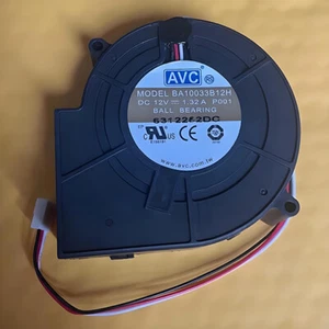 Ventilador turbo soplador AVC BA10033B12H 9733 DC12V 1,32A 9,7 CM 3 pines 1 pieza nuevo - Imagen 1 de 1