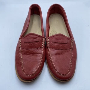 GH Bass Co Weejuns Penny Loafer Women’s Size 11 Burgundy Leather Slip On - Picture 1 of 10