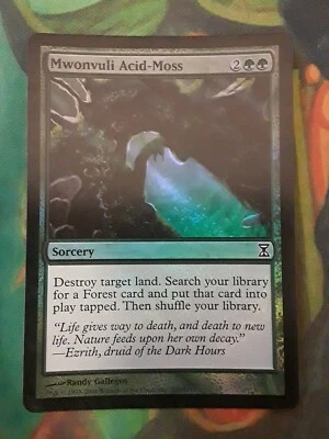 Foil Mwonvuli Acid-Moss Time Spiral Magic the Gathering mtg x1 - Image 1 of 2