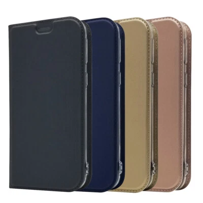 For Sharp Simply 4 Magnetic Leather Flip Wallet Phone Case Protector Cover New - Image 1 of 4