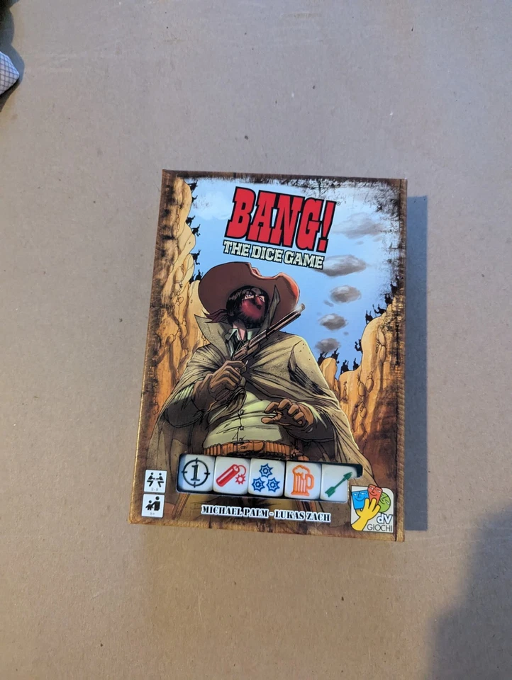 💥 Bang! The Dice Card Game (daVinci 2019) Wild West Outlaw Sheriff New Open Box - Image 1 of 4