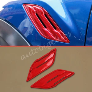 For Ford F-150 F150 Raptor 2017-2020 Red Front Side Air Inlet Cover Trims Parts - Picture 1 of 5