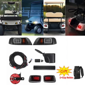 Carro de golf kit de luz completa LED con interruptor de señal de giro para EZGO TXT G&E 1996-2013 - Imagen 1 de 15