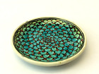 Blue Istanbul Hilton Change Tray Small Plate Pottery Souvenir Dish