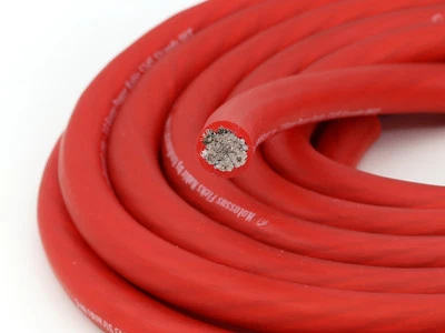 KnuKonceptz Kolossus Flex OFC 1/0 Power Wire 0 Gauge Red Copper Battery Cable  - Image 1 of 3