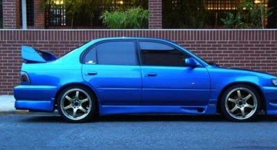 1993 1994 1995 1996 1997 TOYOTA COROLLA TRD STYLE SIDE SKIRTS KIT 93 94 95 96 97 - Image 1 of 4