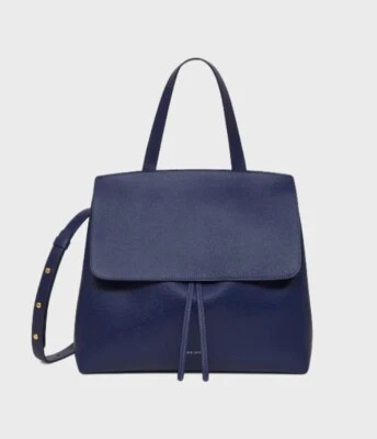 Bolso Bandolera Mansur Gavriel Dama Cuero Saffiano Azul Nuevo con Etiquetas Foto 1 de 4