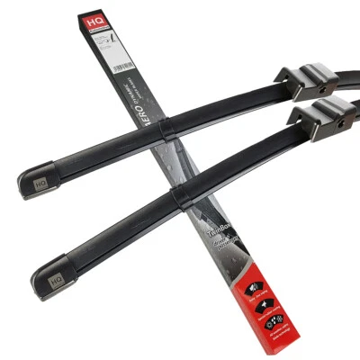 HQ AUTOMOTIVE Front Flat Aero Wiper Blades Fit BMW i3 2013-onwards - Image 1 of 4