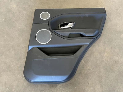 Panel de puerta interior trasero derecho Land Range Rover Evoque 12-19 negro 1404 OEM Foto 1 de 4