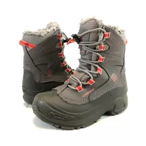 Columbia Bugaboot III grau rosa isolierter wasserdichter Stiefel BY1333-060 Jugend Gr. 1 - Bild 1 von 10