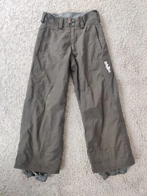 Burton GRAY Snowboard Insulated Ski Winter Pants Youth L Unisex - Image 1 of 4
