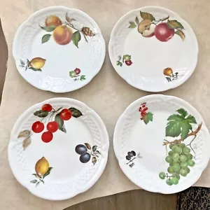 4 piatti antipasto frutta porcellana Lourioux France 5,75" - Foto 1 di 5