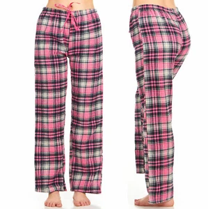 Women's Flannel Pajama Pants, Long Novelty Lounge / PJ Bottoms - Picture 1 of 14