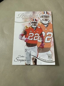 2023 Panini Prestige - Rookies💥 Trenton Simpson💥#380 Baltimore Ravens (RC) - Picture 1 of 2