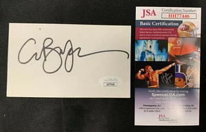 CLIVE BARKER HELL-RAISER WRITER HAND SIGNED AUTOGRAPHED 3x5" CARD JSA/COA - Picture 1 of 3