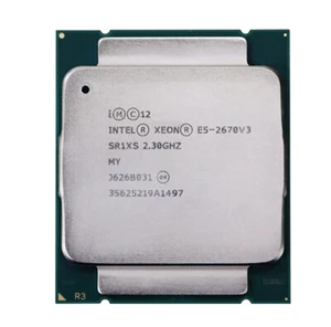 Intel Xeon E5-2670 V3 2.30GHZ SR1XS 30M 12-CORES LGA 2011-3 CPU processor - Picture 1 of 4