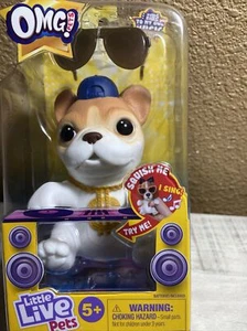 OMG Pets! Little Live Pets French Bulldog Soft Squishy Pet With Sunglasses NEW! - Picture 1 of 8