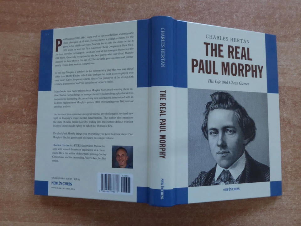 The Real Paul Morphy Life and Games de Hertan Nuevo en Ajedrez 2024 Nuevo encuadernado - Imagen 1 de 1