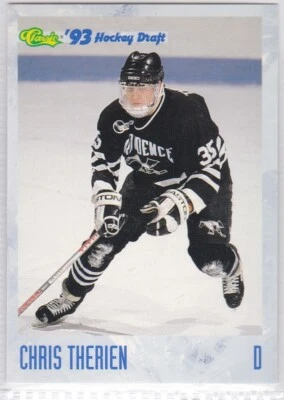 M) 1993 Classic NHL Hockey Draft Trading Card Chris Therien #84 - Image 1 of 2