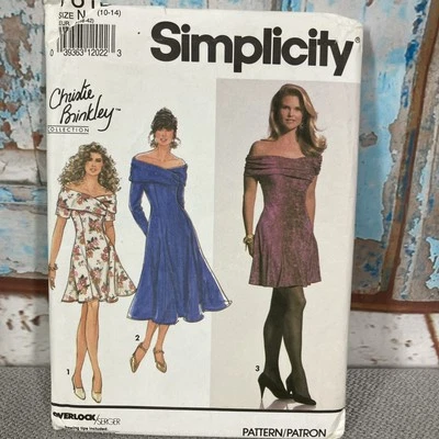 Simplicity 7618 Misses /Miss petite Dress In 3 Lengths Sized For Knit Fabrics - Image 1 of 4